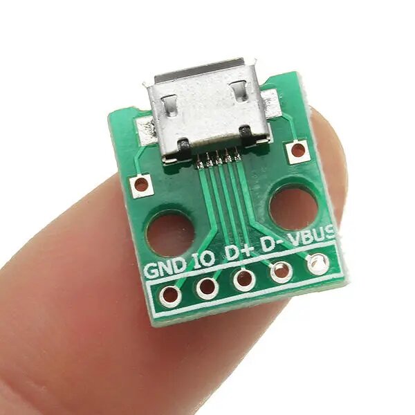 Micro USB to Dip Adapter Board