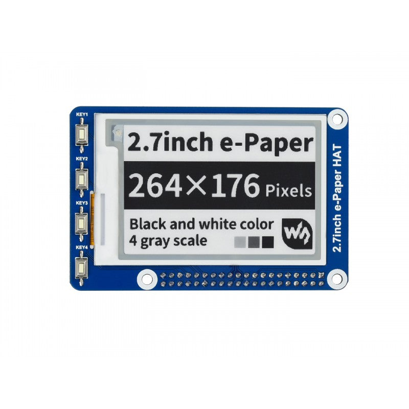 Waveshare 2.7" E-Ink Display HAT For Raspberry Pi