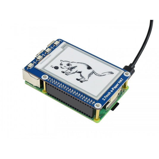 Waveshare 2.7" E-Ink Display HAT For Raspberry Pi