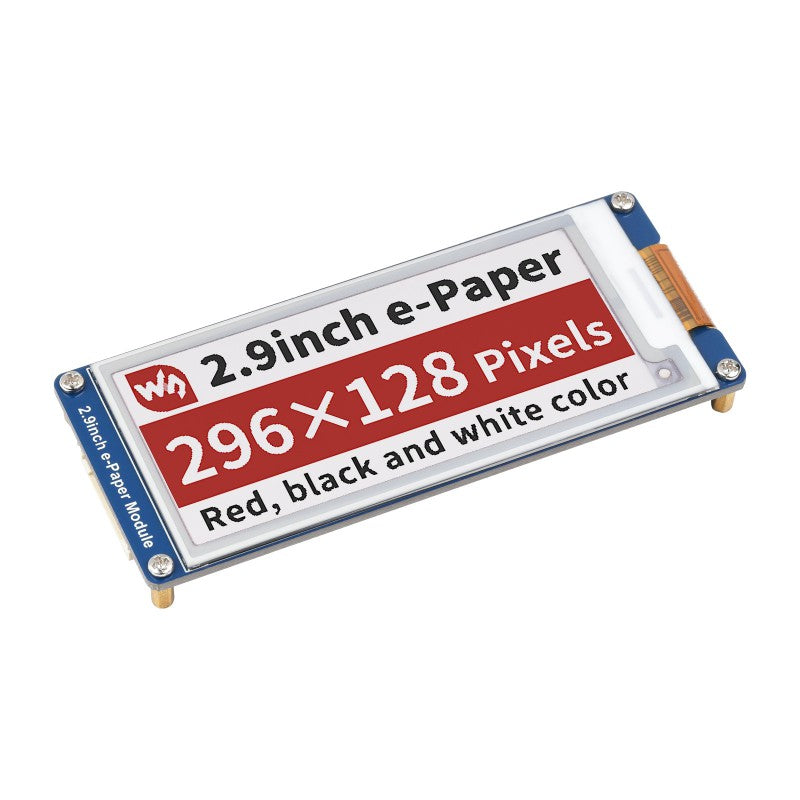 2.9 inch E-Paper Module 296x128 SPI Low Power E Ink Display ...