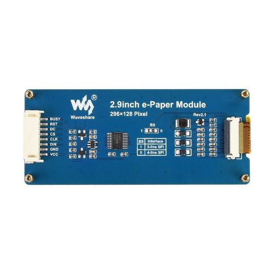 E Ink Module Poster 2.9 inch E-Paper Module 296x128 SPI Low Power E Ink Display ...