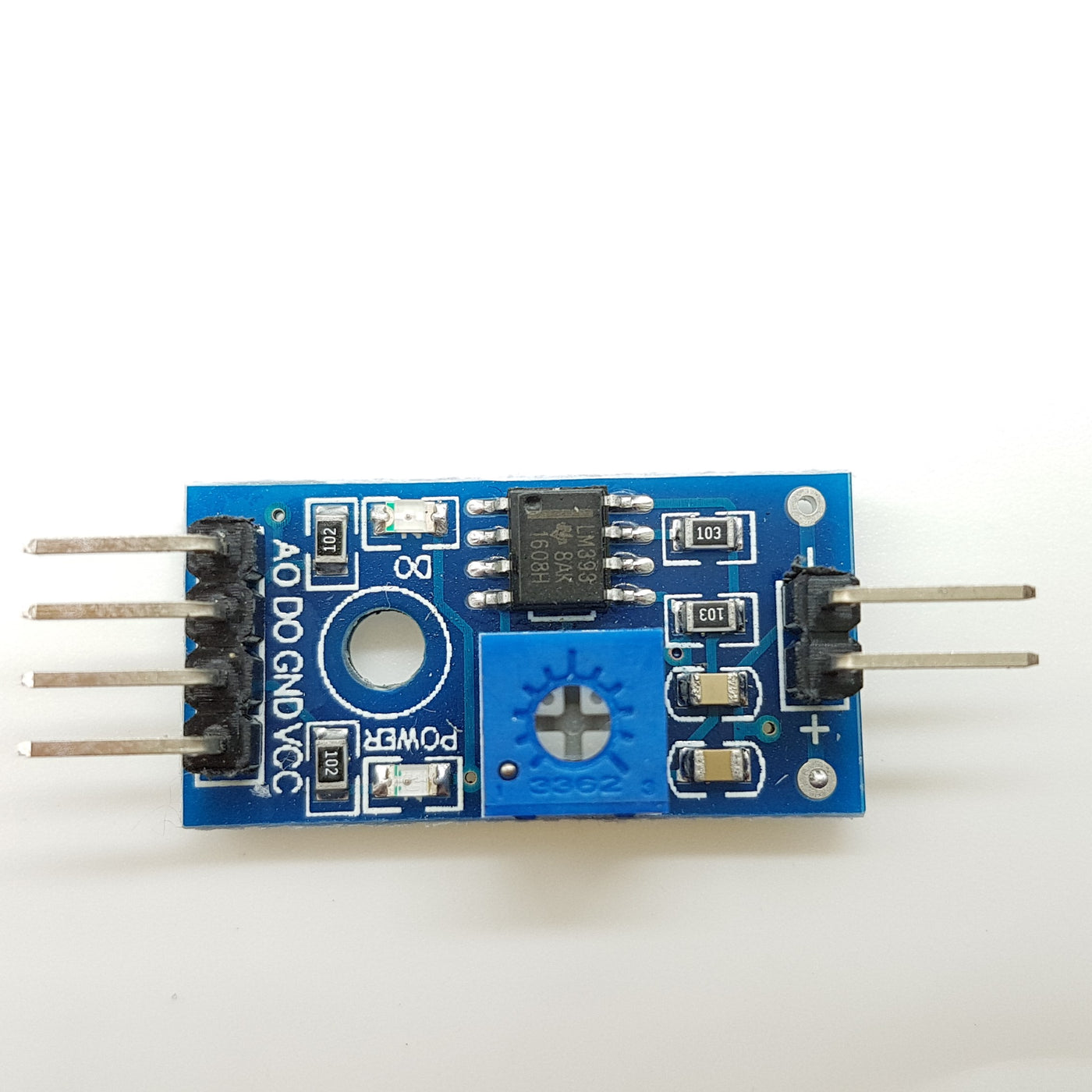 Rain Detection Sensor With LM393 Comparator