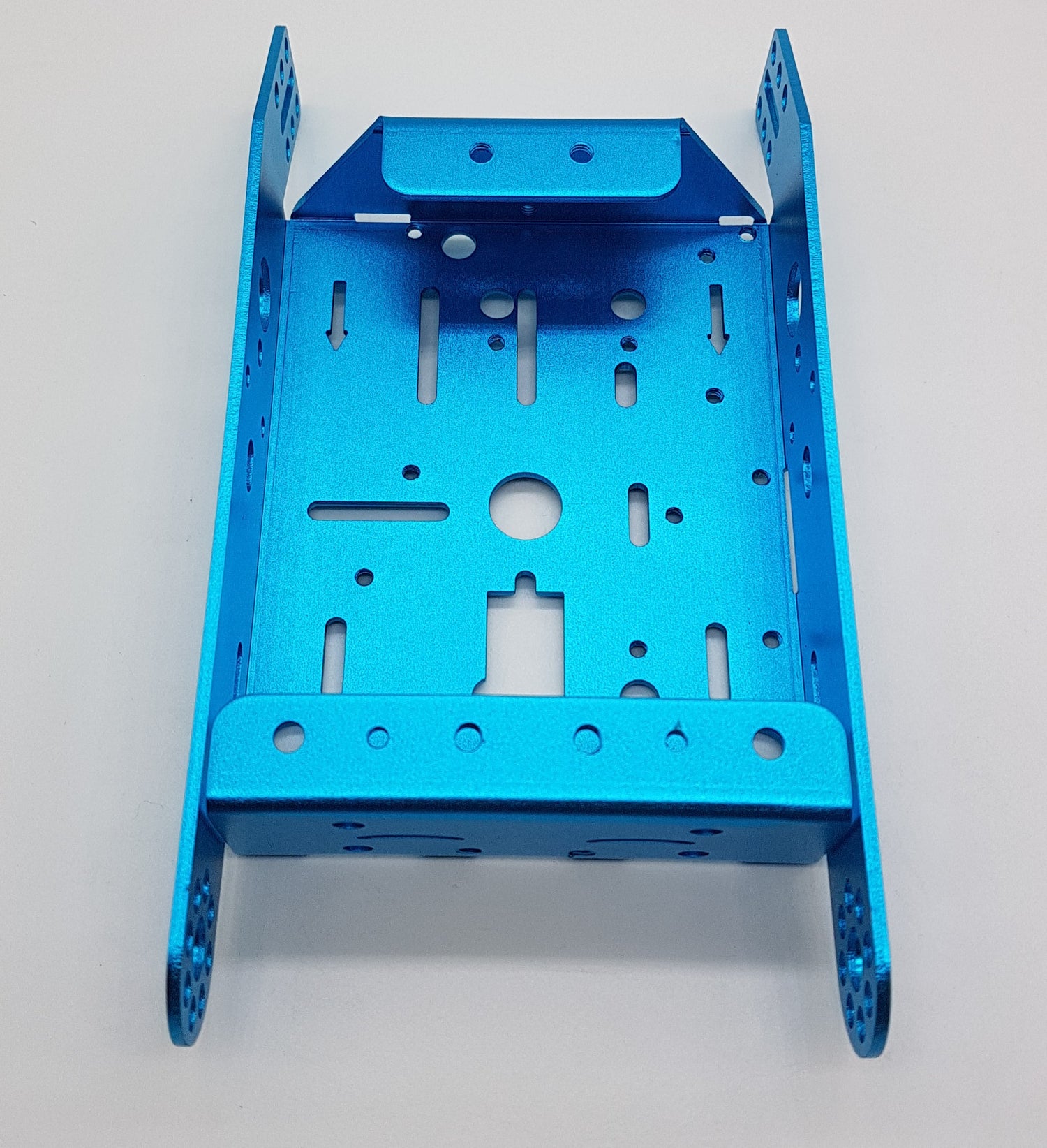 2WD Anodized Aluminium Robot Chassis ThinkRobotics