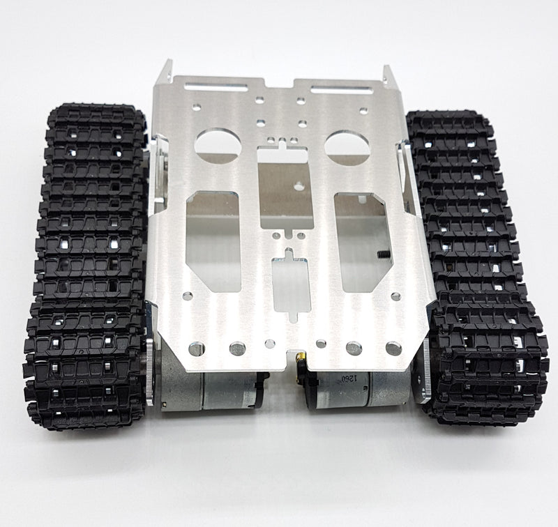 Load image into Gallery viewer, Aluminium Tank Track Robot Chassis for DIY Robotics
