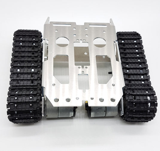 Aluminium Tank Track Chassis - ThinkRobotics.in