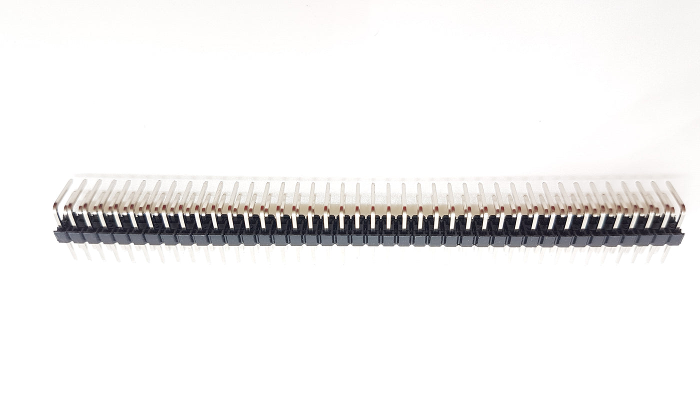 2.54mm Double row Needless Headers 2 Pcs - ThinkRobotics.in