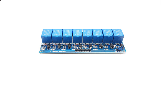 8-Channel Relay Module Board With Optocoupler