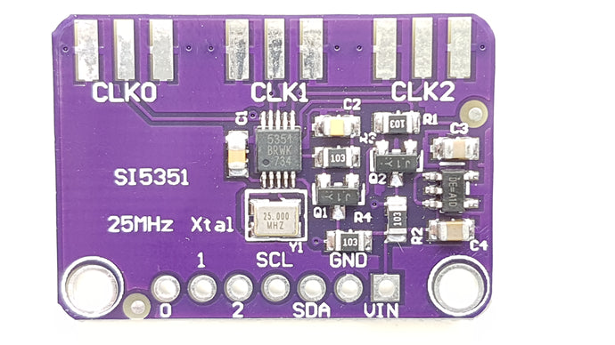 Si5351 I2C 25MHZ Controller Clock Generator - ThinkRobotics.in