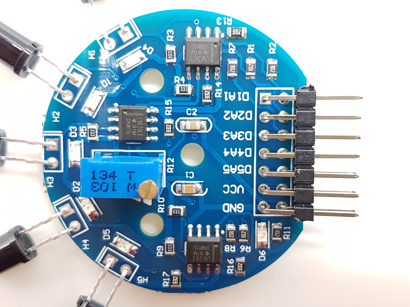 5 Way Flame Sensor Module - ThinkRobotics.in