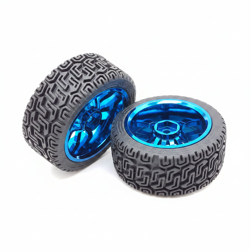 65mm Wheel Set with Couplers - ThinkRobotics.in