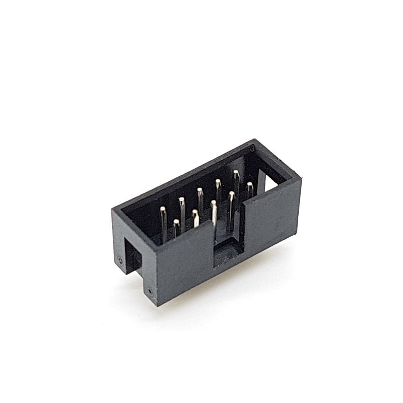 Shrouded Box Header 2x5 Pin DC3-10P Dual Row | ThinkRobotics ...