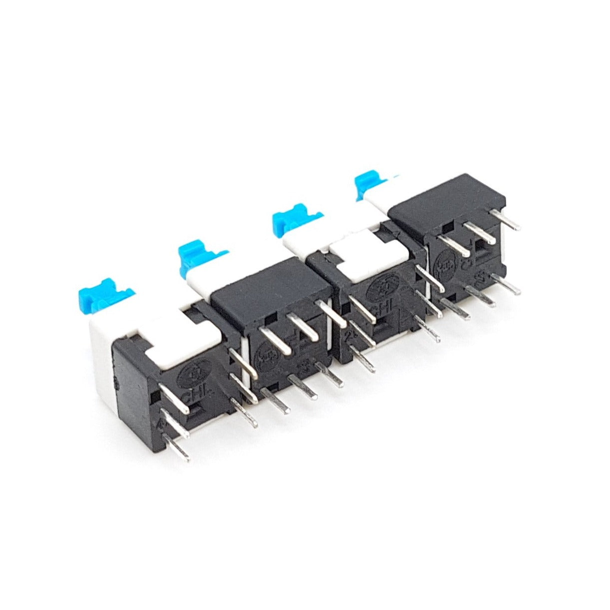 8X8 mm Cap Self Lock Button Switch Pack of 5 - ThinkRobotics.in