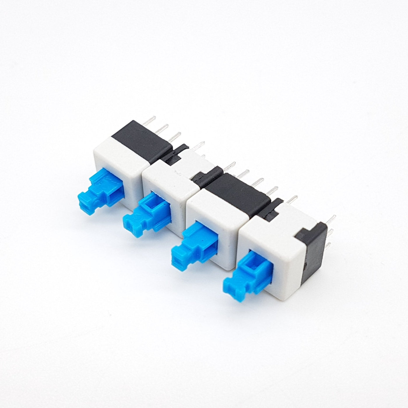 8X8 mm Cap Self Lock Button Switch Pack of 5 - ThinkRobotics.in