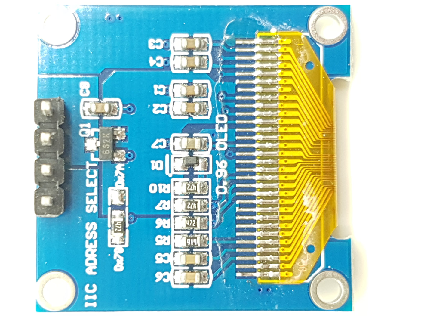OLED White Screen 0.96 Inch IIC I2C SPI