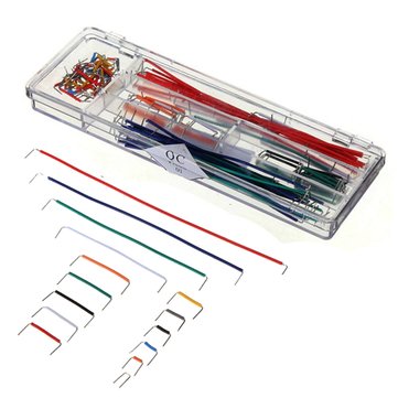 Breadboard Jumper Cable Wires Kit - ThinkRobotics.in