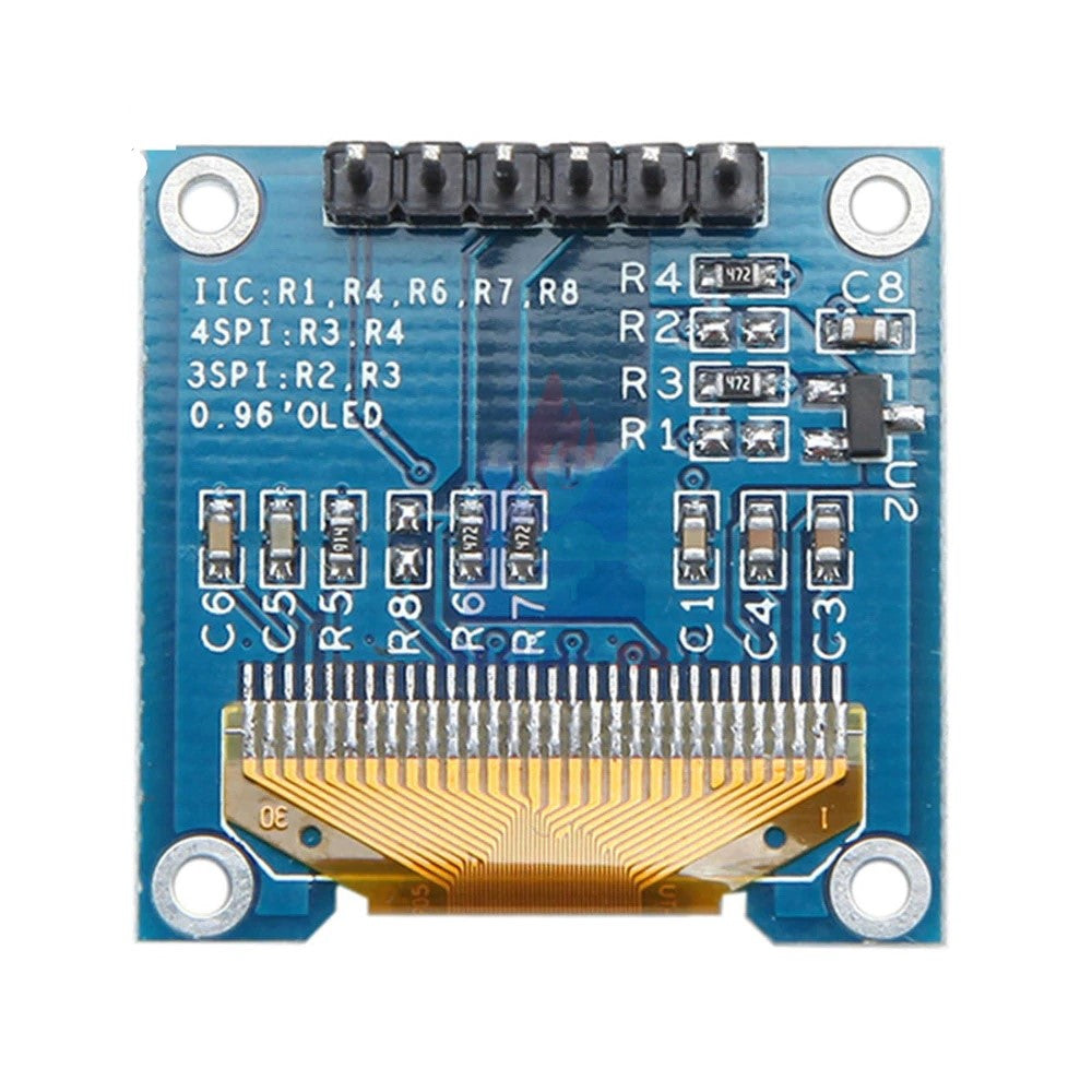 OLED White Screen 0.96 Inch IIC I2C SPI