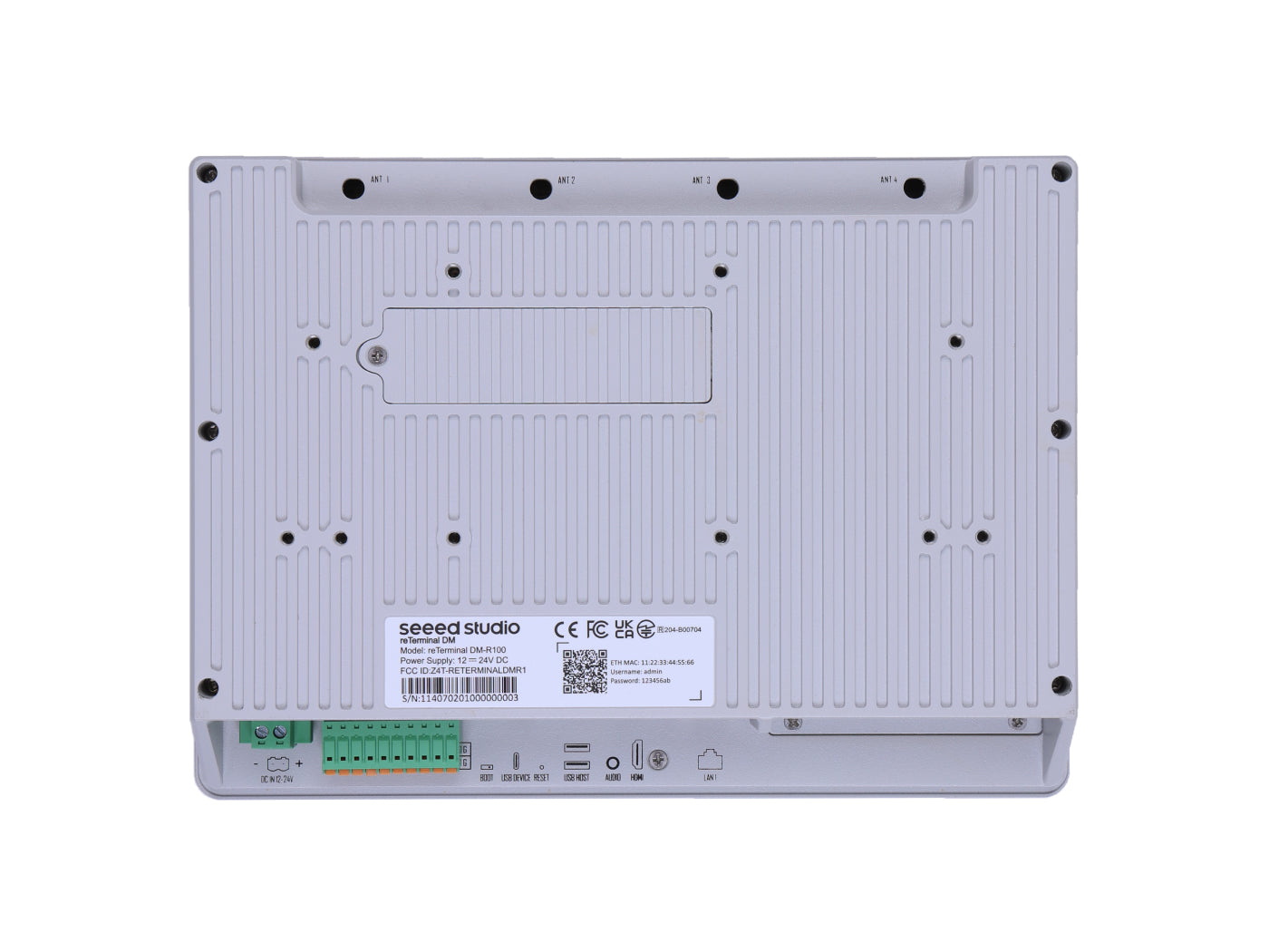 reTerminal DM - 10.1'' Integrated Device Master - RPi HMI (CM4108032) | with Camera & PoE
