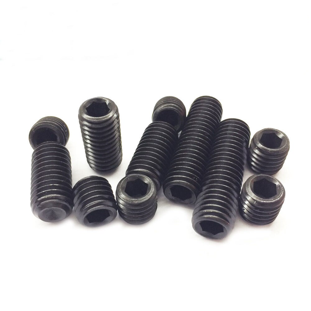 Metric Alloy Steel Cup-Point Set Screws (Pack of 5)