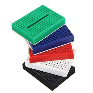 Mini Breadboard (3.5 cm x 4.7 cm) - ThinkRobotics.in
