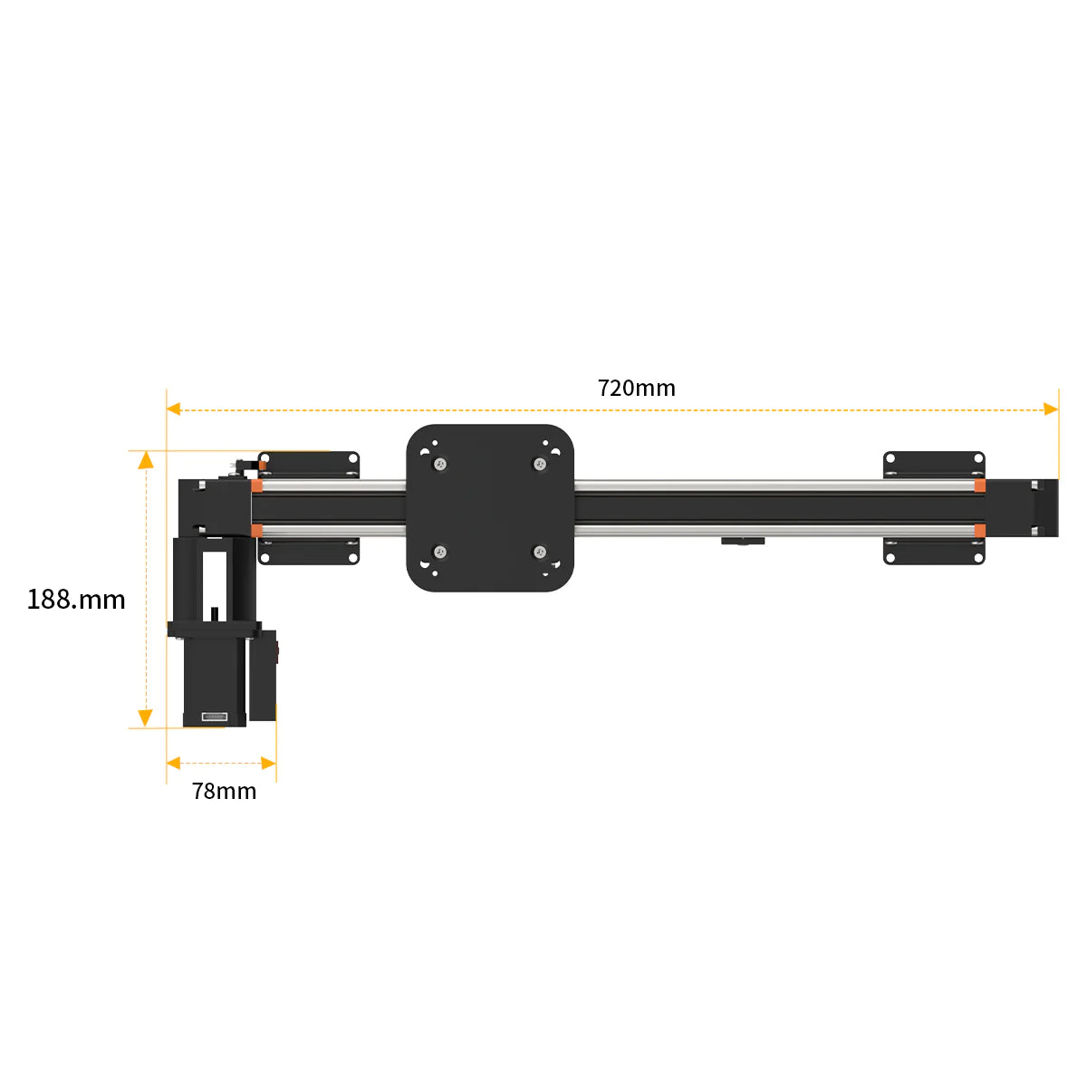 Sliding Rail For Robot Arm