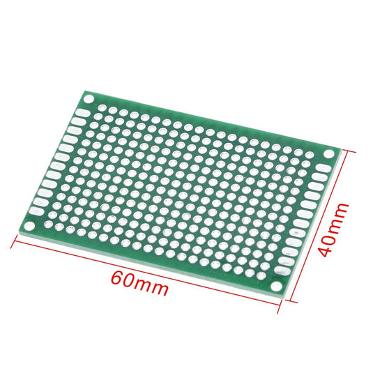 Double Side Prototype DIY Printed Circuit (PCB) Board / Protoboard (Pack of 1)
