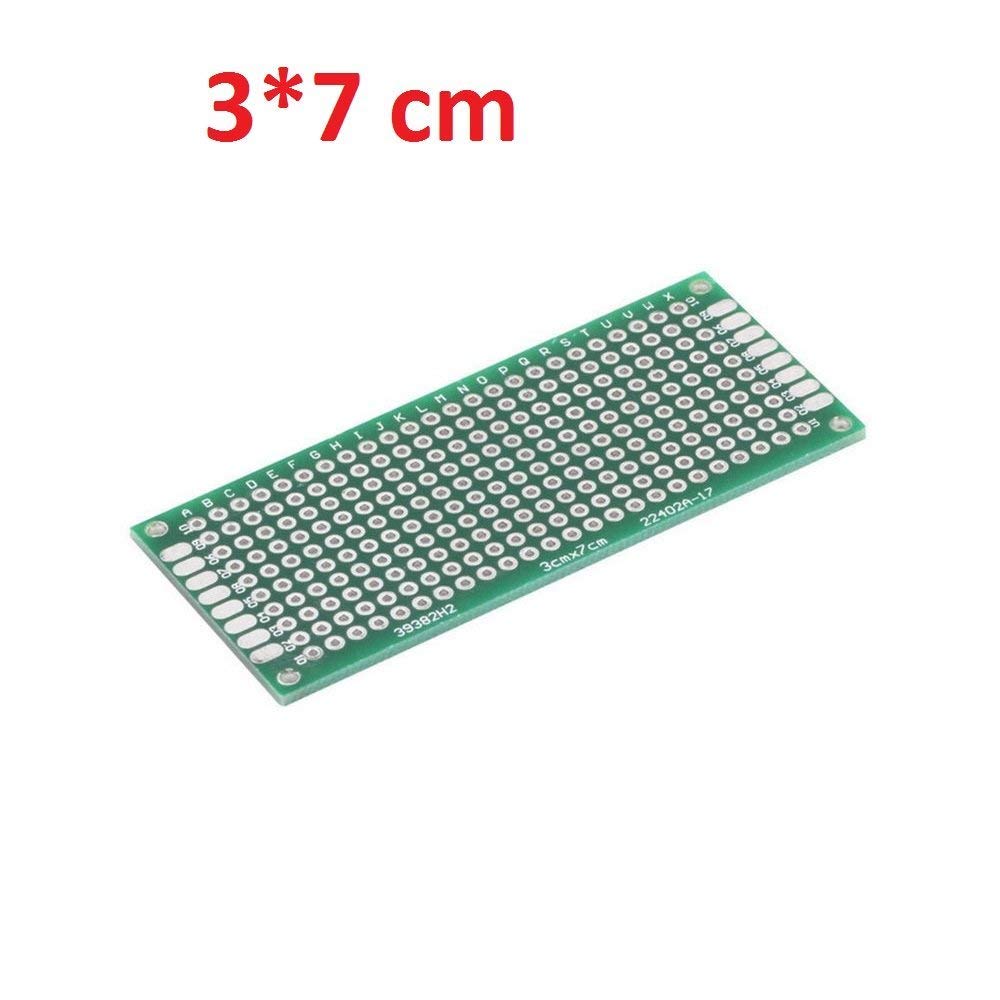 Double Side Prototype DIY Printed Circuit (PCB) Board / Protoboard (Pack of 1)