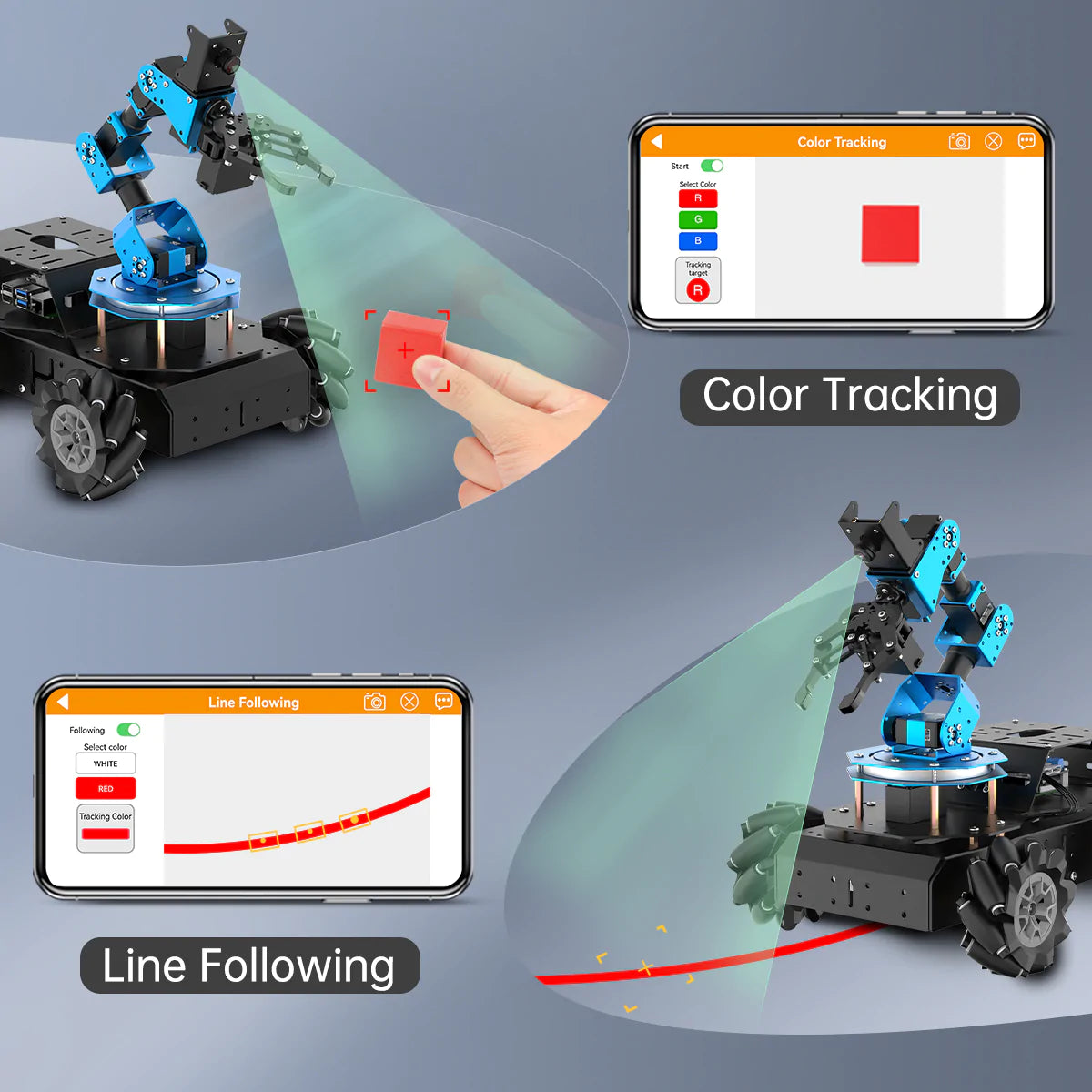 Hiwonder ArmPi Pro Raspberry Pi 5 ROS Robotic Arm Developer Kit