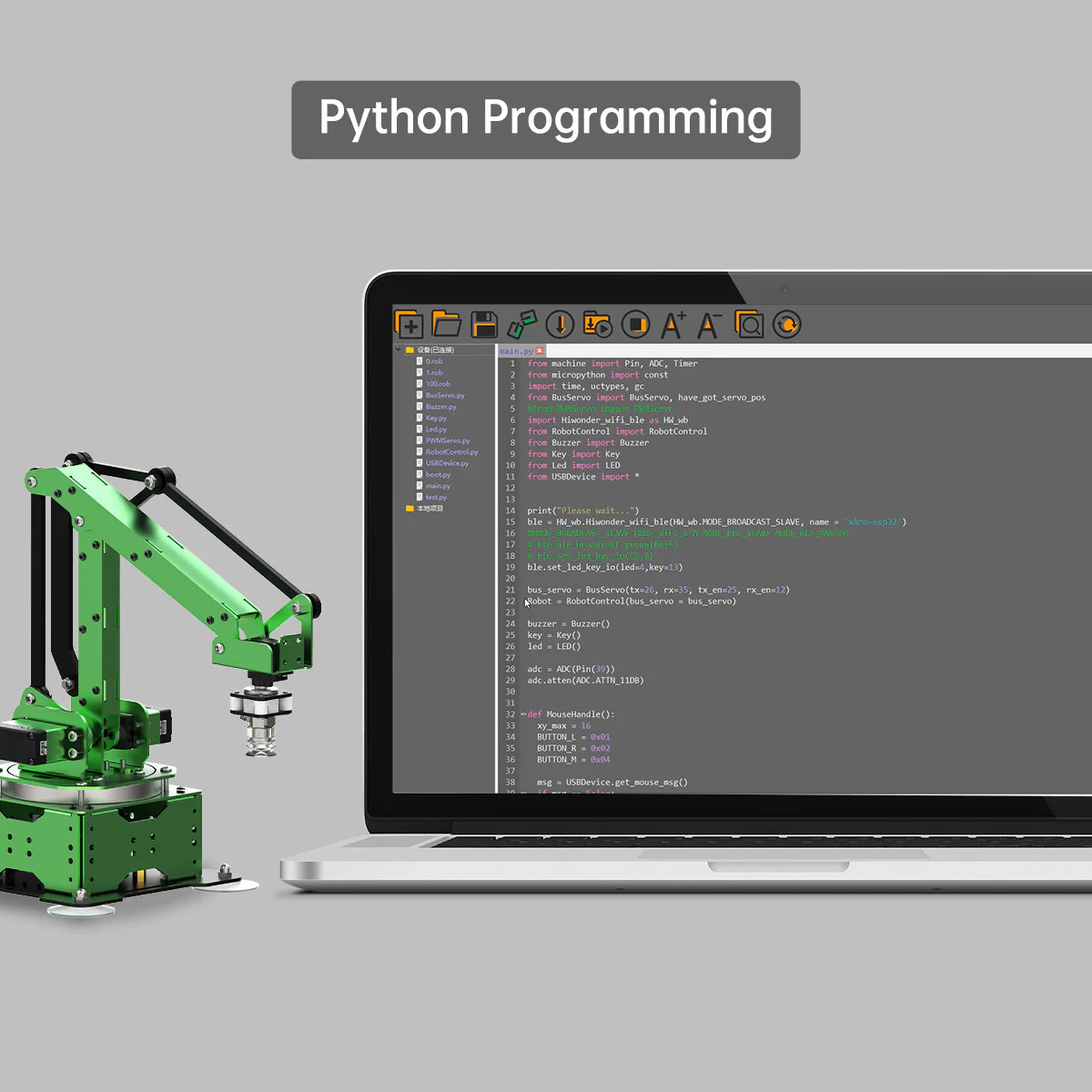 MaxArm Open Source Robot Arm Powered By ESP32