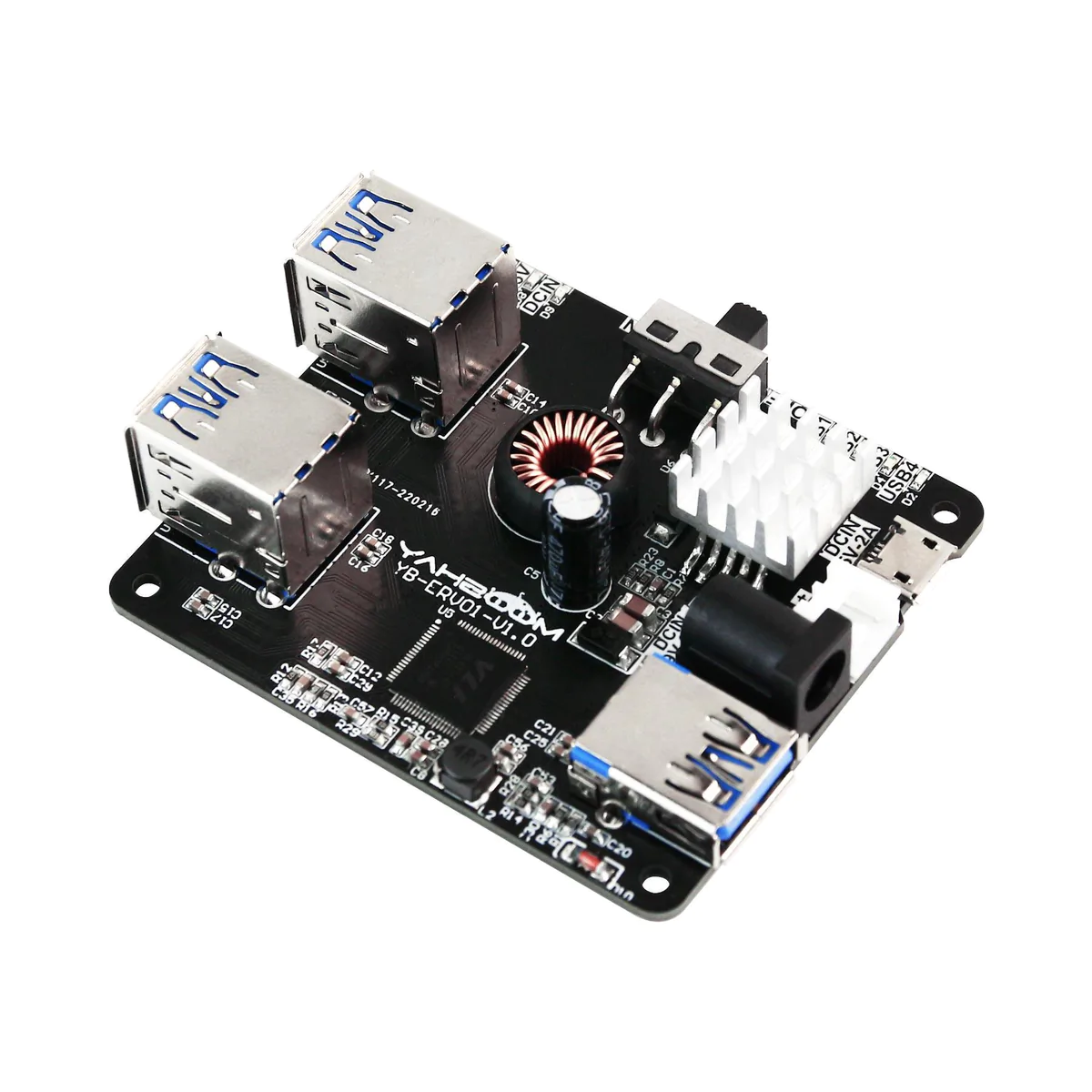 9-24V 5A USB Hub For Robot Control Boards - ThinkRobotics ...