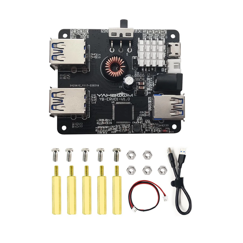 Load image into Gallery viewer, 9-24V 5A USB Hub For Robot Control Boards Online
