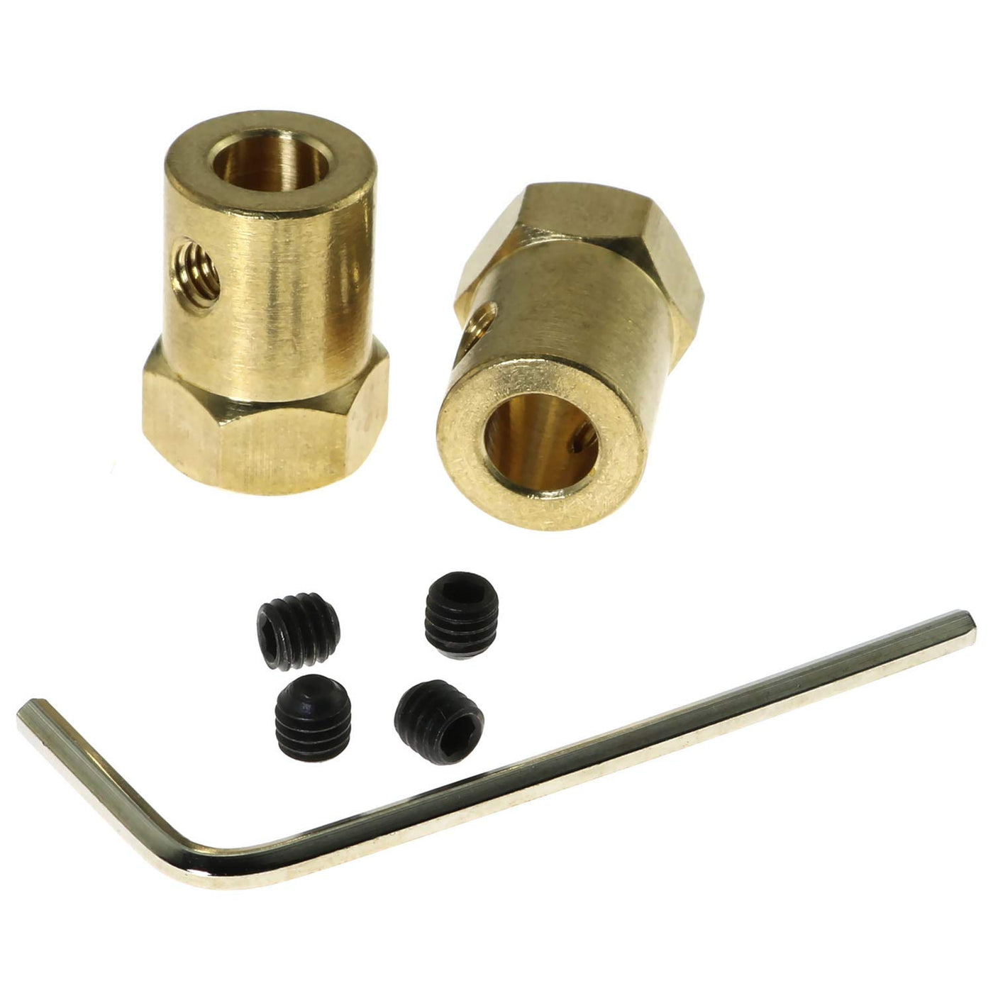 Hexa Brass Motor Coupler