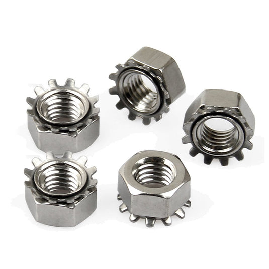 Multi tooth K-type Gear Toothed Lock Washer Nuts