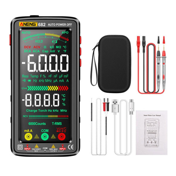 Load image into Gallery viewer, ANENG 682 Smart Multimeter 5 Inch HD Reverse Display
