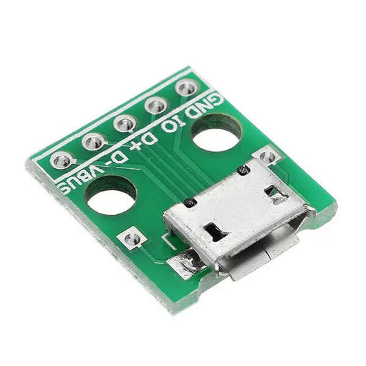 Micro USB to Dip Adapter Board