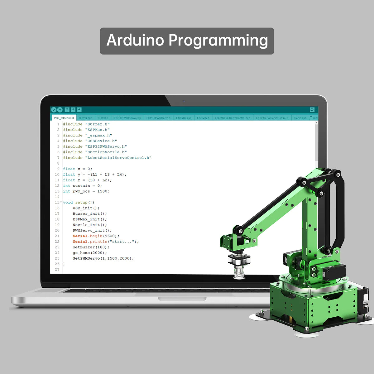 MaxArm Open Source Robot Arm Powered By ESP32