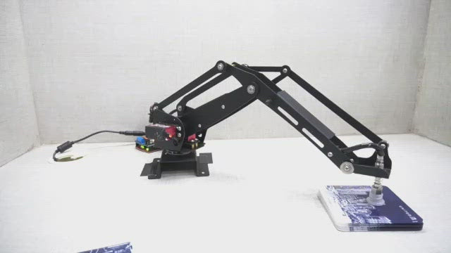 Load and play video in Gallery viewer, 3DOF Robot Arm With Suction (Vacuum) Air Pump Kit
