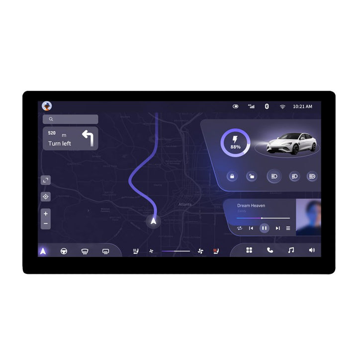 7inch IPS/QLED Integrated Display 1024 × 600 (with optional Touch)
