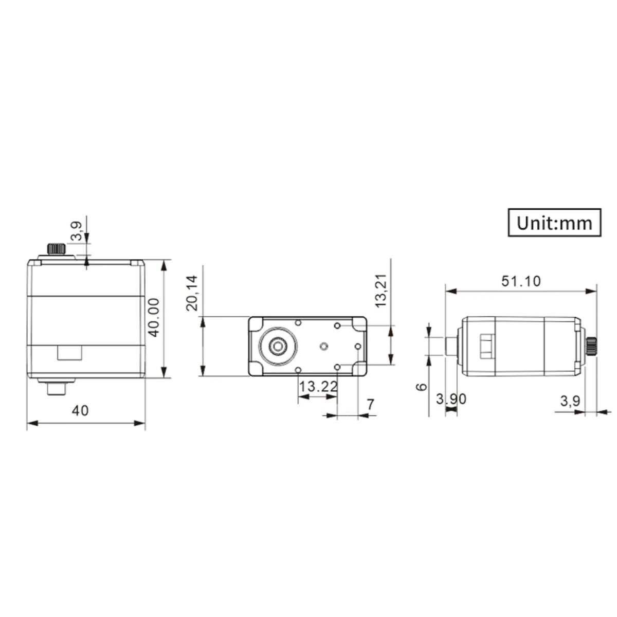 LX-224HV Serial Bus High Voltage Servo