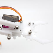 4 DOF White Acrylic Robotic Arm MG90s Kit Online