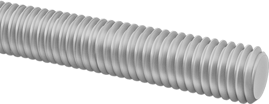 Stainless Steel Threaded Rods (1 pc) – ThinkRobotics.com