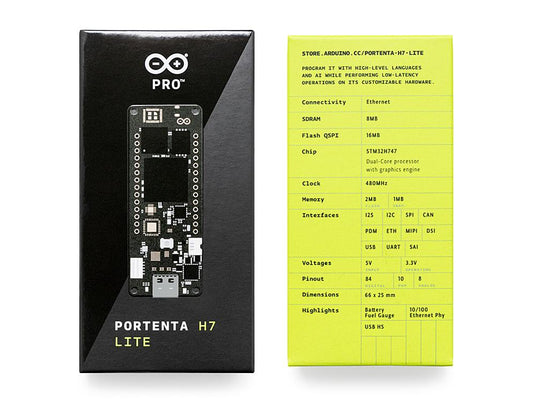 Arduino Portenta H7 Lite Online