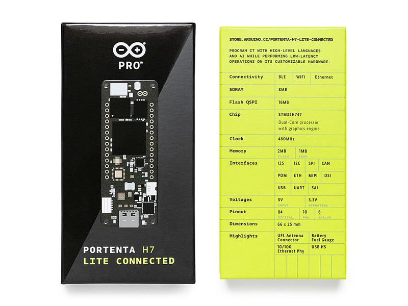 Load image into Gallery viewer, Arduino Portenta H7 Lite Connected Online

