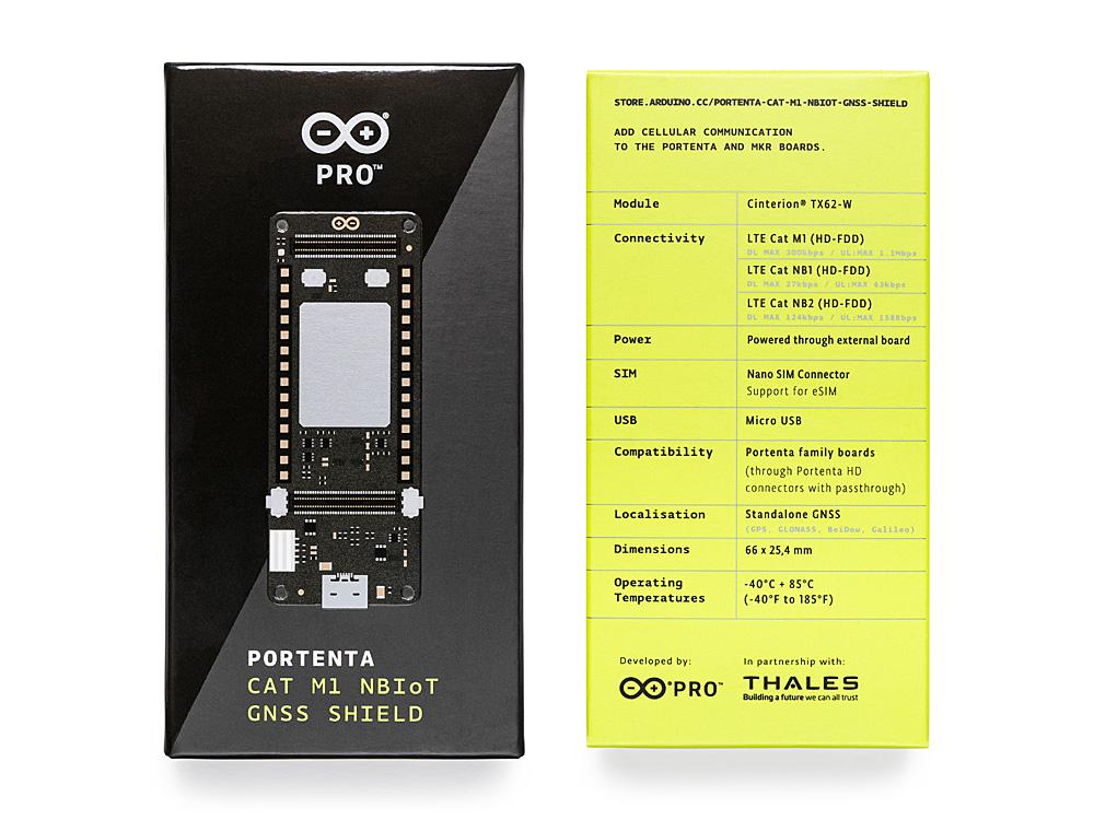 Arduino Portenta CAT.M1/NB IOT GNSS Shield Online
