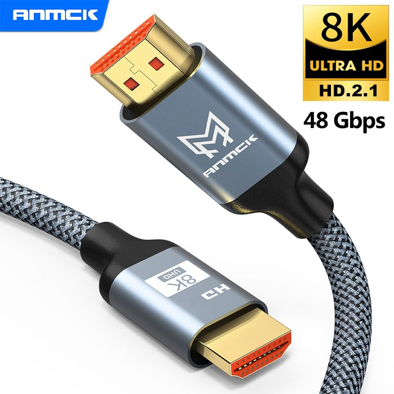 Load image into Gallery viewer, ANMCK Ultra 8K HDMI 2.1 Nylon Braided Cable Online
