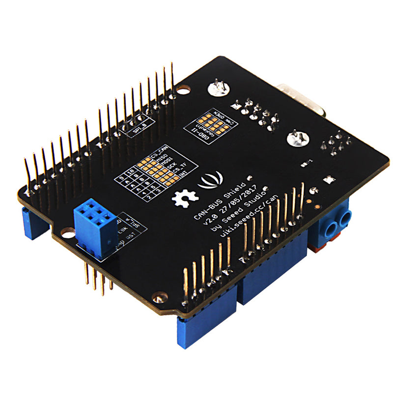 SEEED CAN-BUS Shield V2 - MCP2515 MCP2551 for Arduino – ThinkRobotics.com