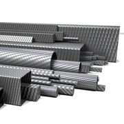High Quality 3K Twill Roll Wrapped Carbon Fibre Square Tube
