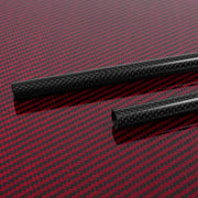 High Quality 3K Twill Roll Wrapped Carbon Fibre Hollow Round Tube - Gloss