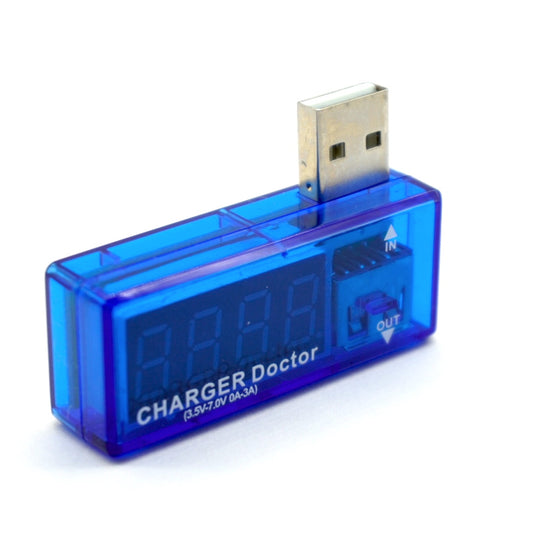 USB Current and Voltage Meter - Voltmeter / Ammeter for USB Chargers