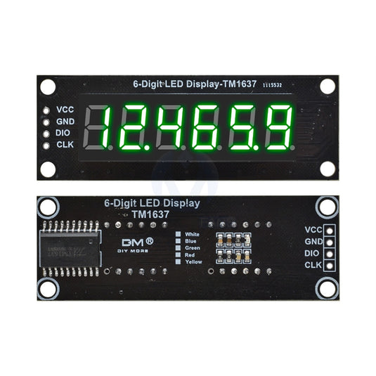0.36" 6-Digit 7-Segment LED Display Module