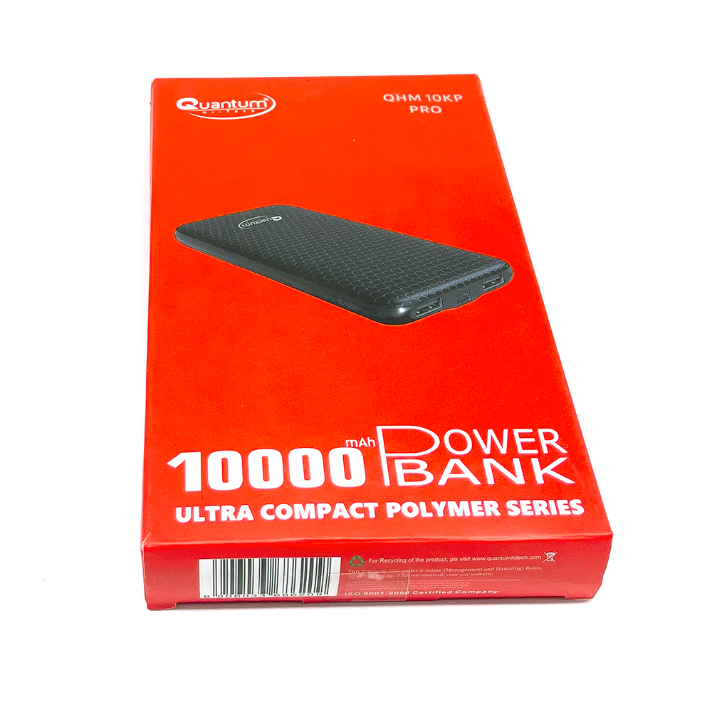 Quantum 10KP Pro 10000mAh Powerbank
